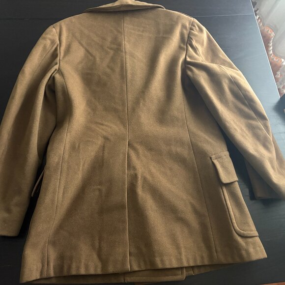 NEW Unworn WWII 1942 Army Officers Overcoat Wool Pea Coat Size 37R Short Mens S - Picture 9 of 9